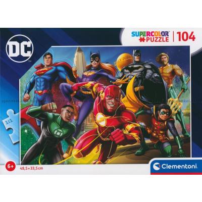 DC: Justice League - Hjältar, 104 bitar