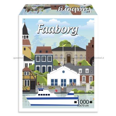 Danska städer: Faaborg, 1000 bitar
