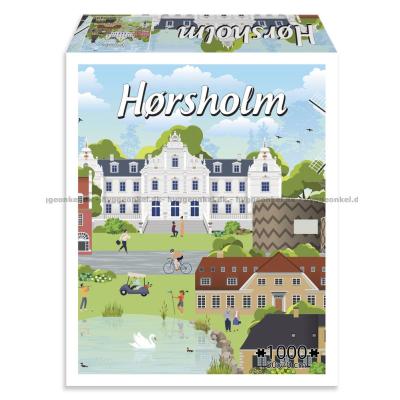 Danska städer: Hørsholm, 1000 bitar