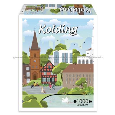 Danska städer: Kolding, 1000 bitar