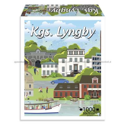 Danska städer: Kgs. Lyngby, 1000 bitar