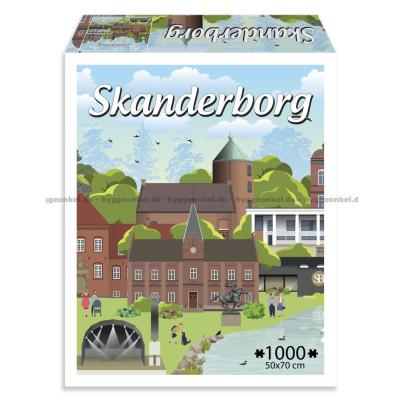 Danska städer: Skanderborg, 1000 bitar