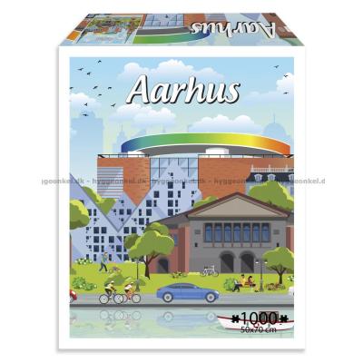 Danska städer: Aarhus, 1000 bitar