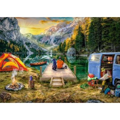 Bild av Camping, 1000 bitar