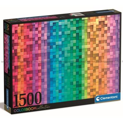 Färgexplosion: Fyrkant, 1500 bitar