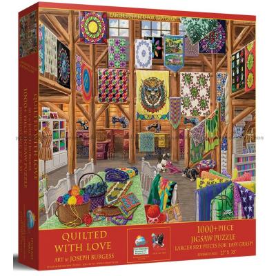 Burgess: Laptäcke, 1000 bitar