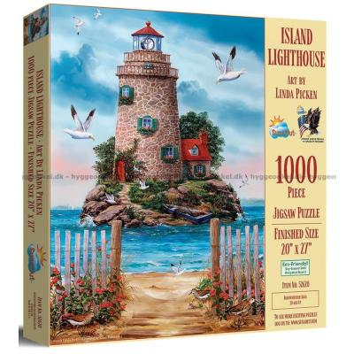 Fyrtorn på ön, 1000 bitar