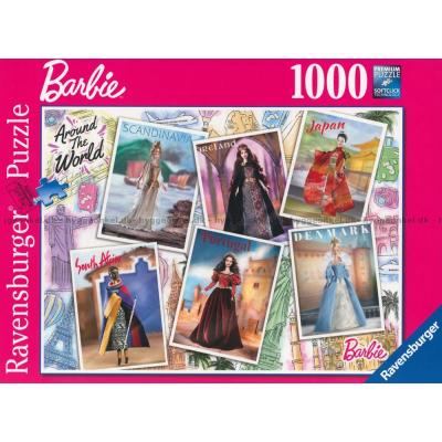 Barbie: Jorden runt, 1000 bitar