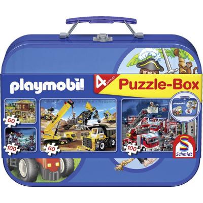Playmobil: Metallbox - Blå, 2x60, 2x100 bitar