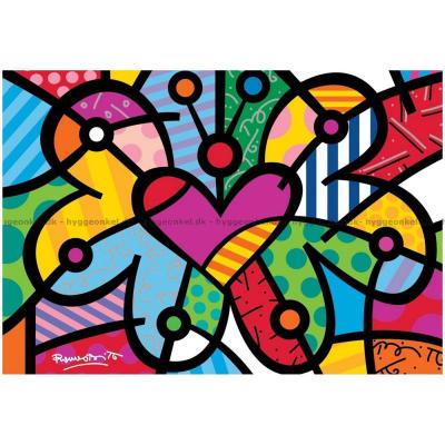 Bild av Britto: Hjärtats fjärilar, 2000 bitar