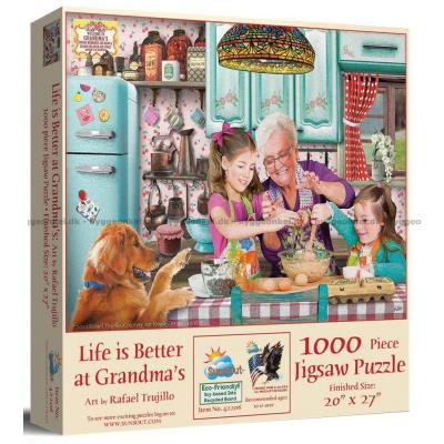 Har kul hos mormor, 1000 bitar