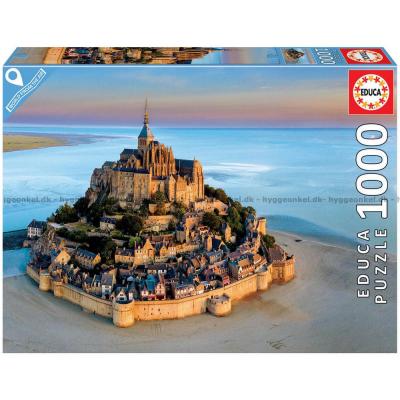 Världen sett från luften: Le Mont Saint-Michel, 1000 bitar