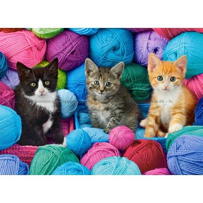 Bild av Cuddiford: Kattungar och garn, 300 bitar