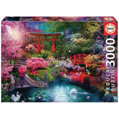 Den japanska trädgården, 3000 bitar