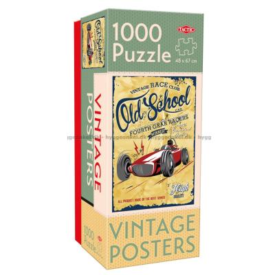 Vintage Posters: Racerbilen, 1000 bitar