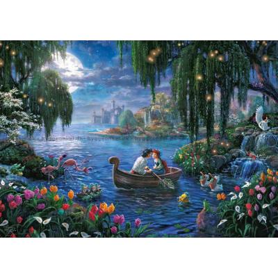Bild av Disney: Kinkade - Den lilla sjöjungrun Ariel och prinsen, 1000 bitar