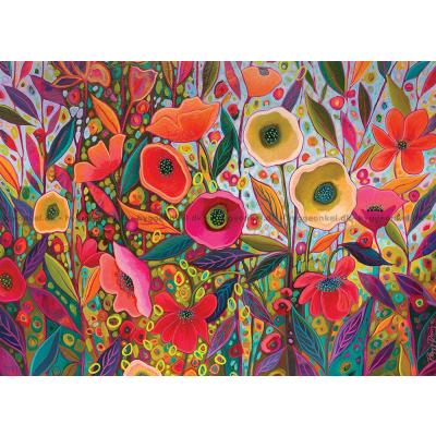 Bild av Blommor i fältet, 1000 bitar