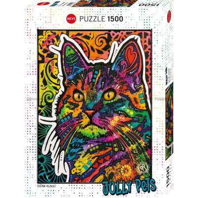 Russo: Färgglad katt, 1500 bitar