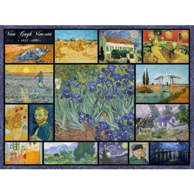 Van Gogh: Kollage, 2000 bitar