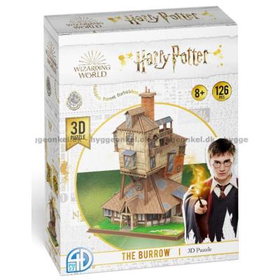 3D: Harry Potter - The Burrow - Weasley familjen, 126 bitar