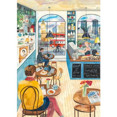 Bild av London: Cafe, 2000 bitar