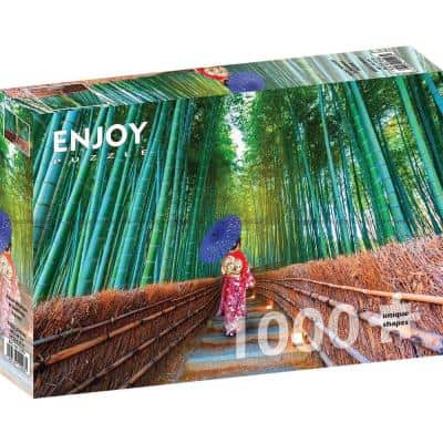 Kvinnan i bambusskogen, 1000 bitar