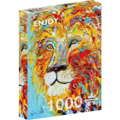 Den färgglada lejon, 1000 bitar