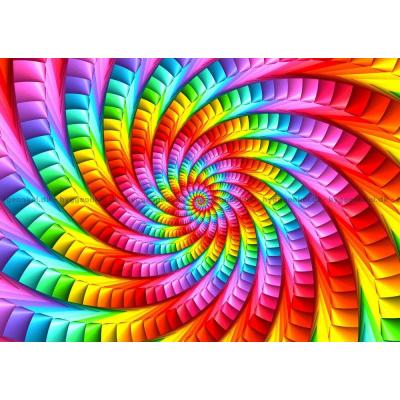 Bild av Färgglada: Psykedeliskt spiral, 1000 bitar