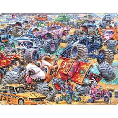 Monster truck race - Rampussel, 35 bitar