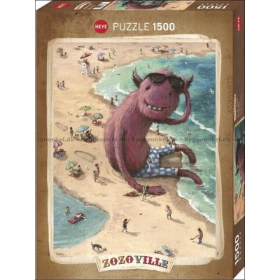 Zozoville: Monsterkul på stranden, 1500 bitar