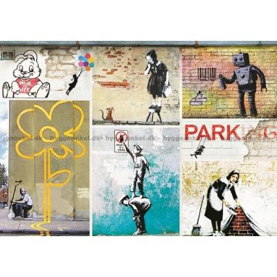 Bild av Banksy: Kollage, 1000 bitar