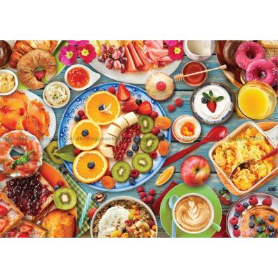 Bild av Bordet är dekt: Brunch, 1000 bitar