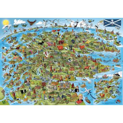 Bild av Braun: Skottland, 1000 bitar