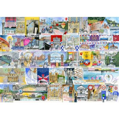 Bild av Goldfinch: England från A-Z, 1000 bitar