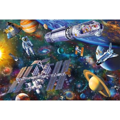Bild av Astronauten på äventyr, 100 bitar