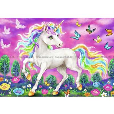 Bild av Enhörning och Pegasus, 2x24 bitar