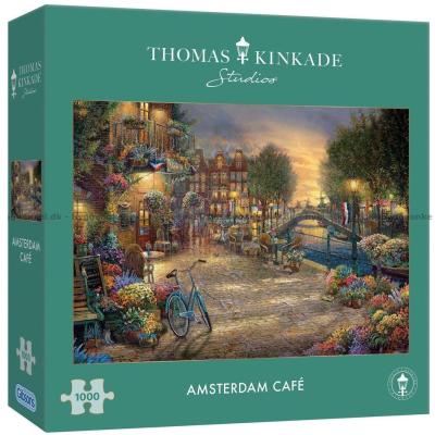 Kinkade: Cafe i Amsterdam, 1000 bitar