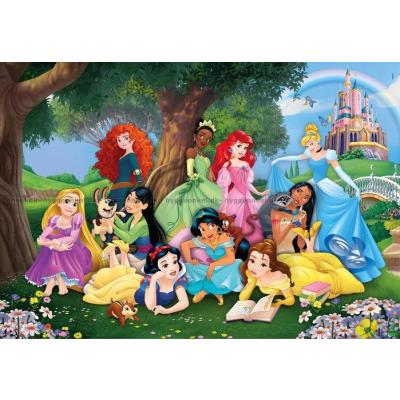 Bild av Disney prinsessor slappnar av, 104 bitar