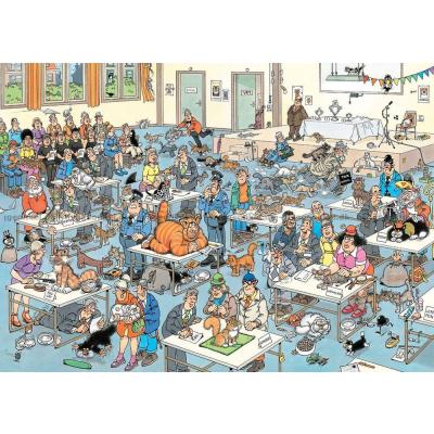Bild av Kattutställning, 1000 bitar