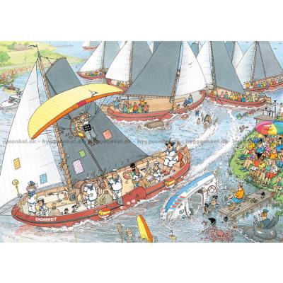 Bild av Ostmarknaden och Segelbåtstävling, 2x1000 bitar