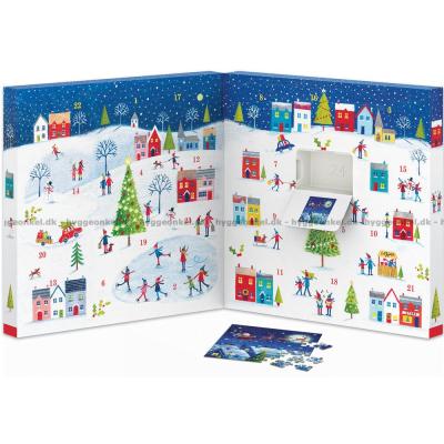 Bild av Julkalender: Julstaden, 24x50 bitar