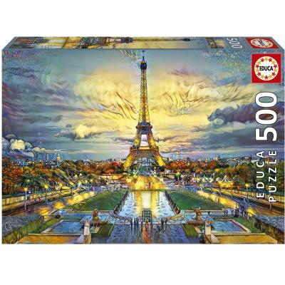 Gavidia: Eiffeltornet, Paris, 500 bitar
