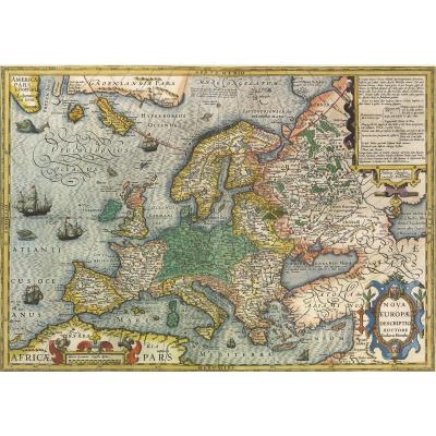 Bild av Karta över hela Europa, 1000 bitar