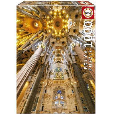 Titta in i Sagrada Familia, Barcelona, 1000 bitar