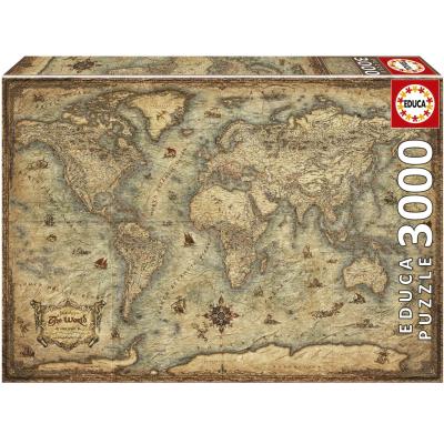 Zigic: Karta över världen, 3000 bitar