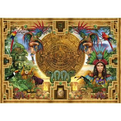 Bild av Marchetti: Azteker och Mayakultur, 2000 bitar