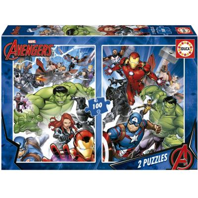 Marvel: Avengers hjältar, 2x100 bitar
