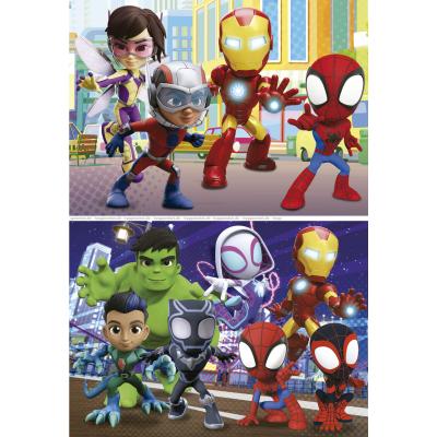 Bild av Marvel: Spidey och hans fantastiska vänner, 2x48 bitar