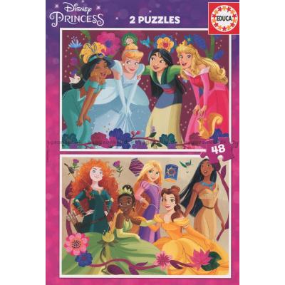 Disney prinsessor, 2x48 bitar