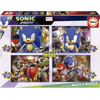 Sonic: Prime - Lyser i mörkret, 4 i 1, 50 bitar